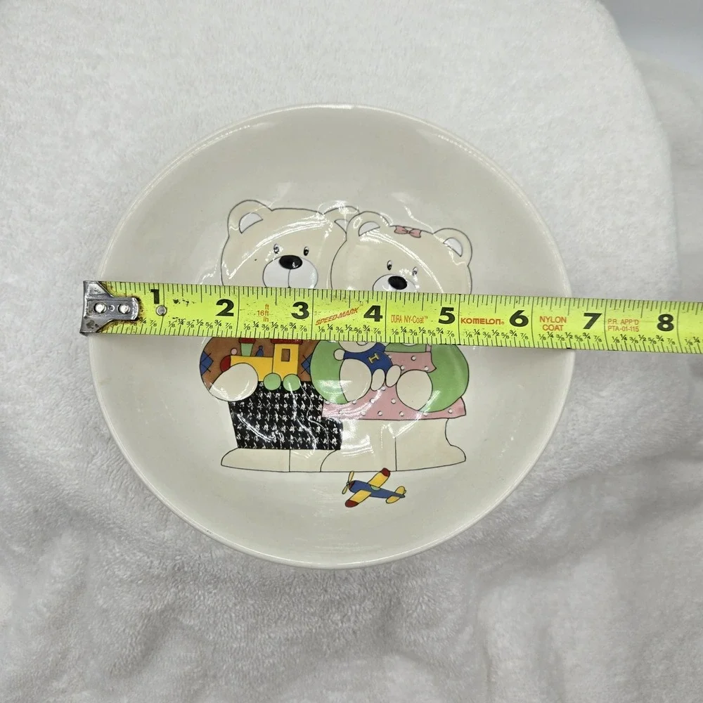 Mikasa Playtime Bears Children's Dinnerware Set 3 Piece Plate Bowl Cup Japan
